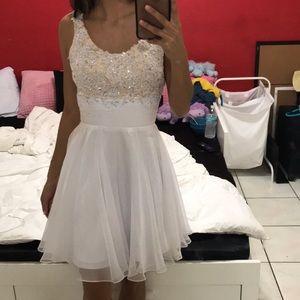 White dress homecoming